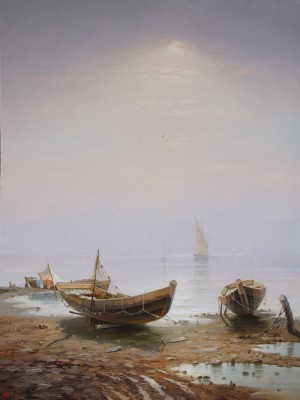 Лодки, х.м., 80х60, 2008г